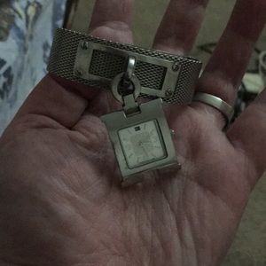 Tommy Hilfiger mesh dangle watch . Runs